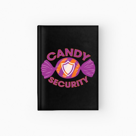 Candy Security Kids Parents Matching Birthday Hardcover Journal