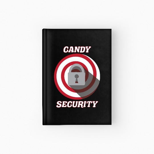 Candy Security Kids Parents Matching Birthday Hardcover Journal