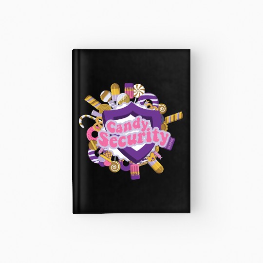 Candy Security Kids Parents Matching Birthday Hardcover Journal