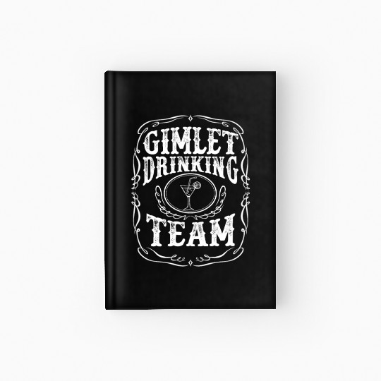 Gimlet Drinking Team Hardcover Journal - Cocktail Alcoholic