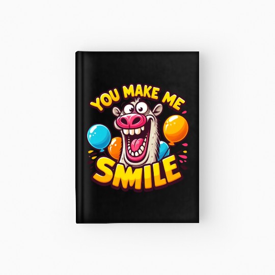 Joyful Donkey A Smile Inducing Design Hardcover Journal