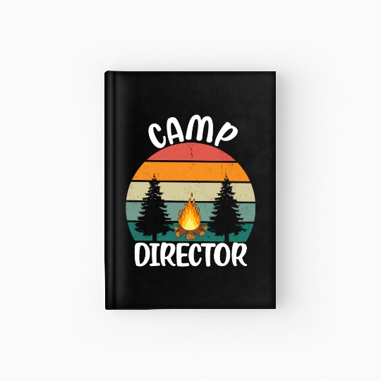 Counselor Camper Summer Camp Director Hardcover Journal