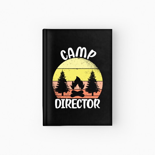 Counselor Camper Summer Camp Director Hardcover Journal