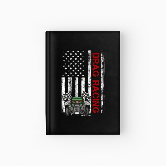 Cool Drag Racing Design For Men Women Drag Race Hardcover Journal