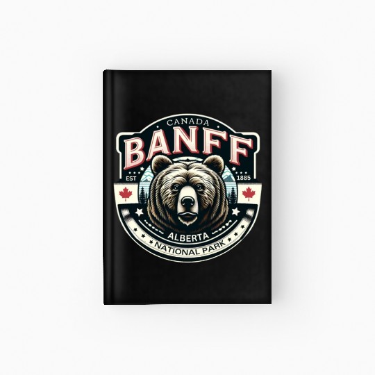 Banff National Park, Alberta Canada grizzly bears Hardcover Journal