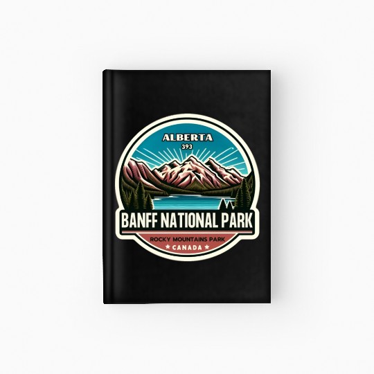 Banff National Park, Alberta Canada grizzly bears Hardcover Journal