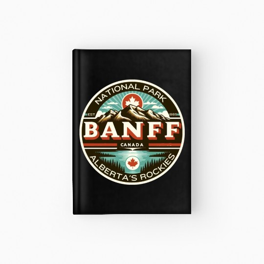 Banff National Park, Alberta Canada grizzly bears Hardcover Journal