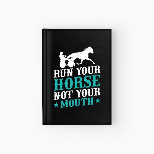 Harness Racing Equestrian Jockey Hardcover Journal