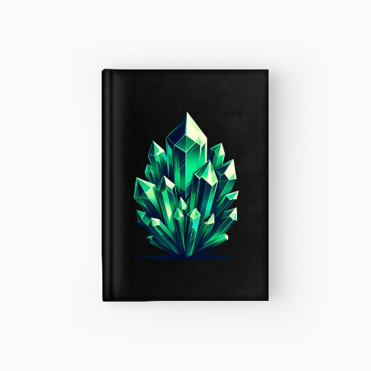 Emerald Crystal Fragments Hardcover Journal
