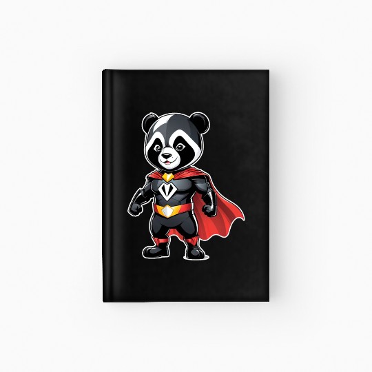 nice cute little superhero animal 6 Hardcover Journal