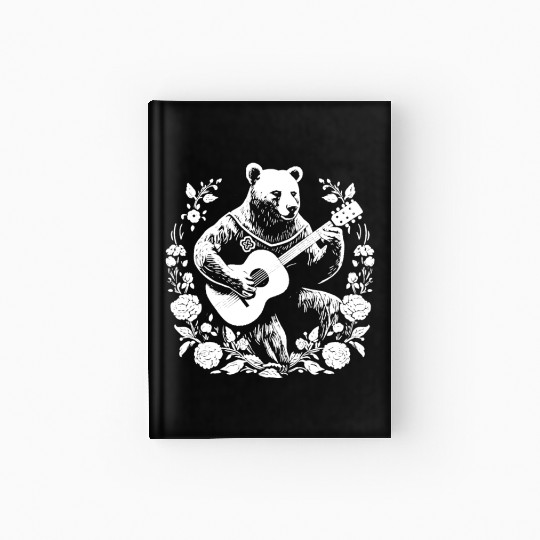 Grizzly Bear Guitar Hardcover Journal