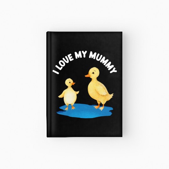 Cute Duck And Duckling Mother's Day For Kids And Hardcover Journal