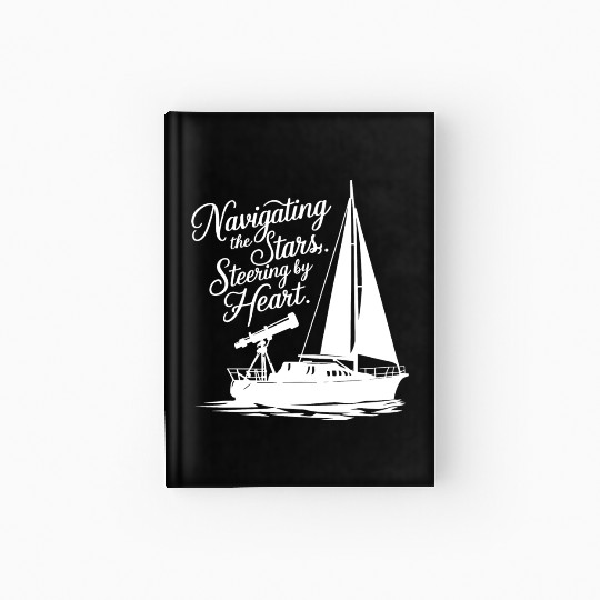 Navigating the Stars, Steering by Heart Hardcover Journal