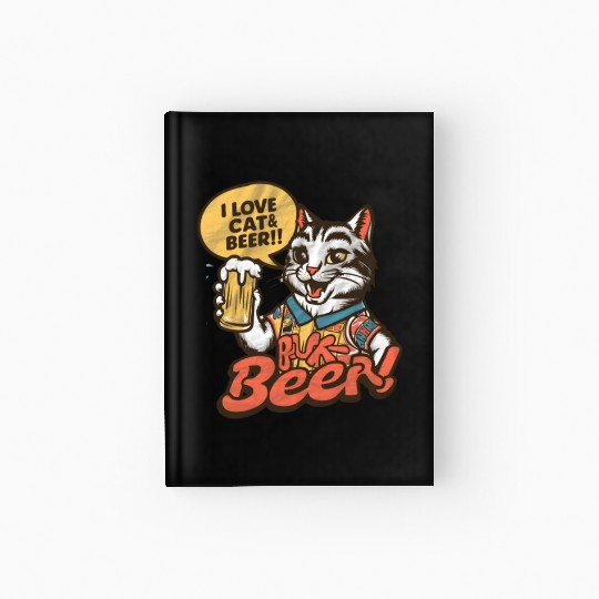 I Love Beer Hardcover Journal