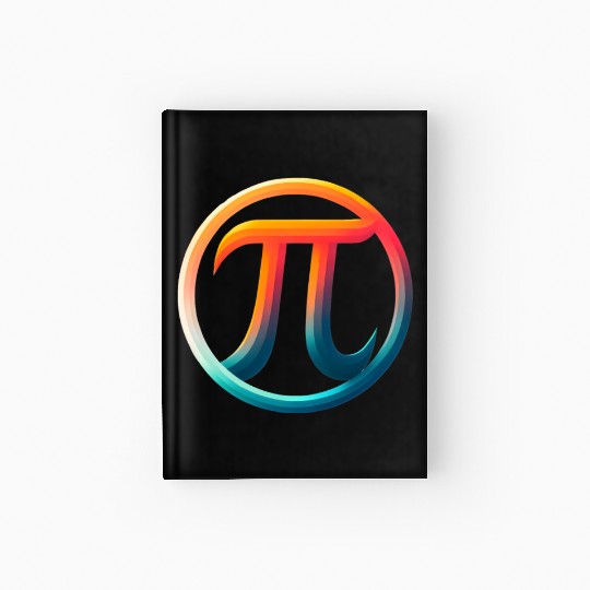 Pi Day Nerd Geek Love Math Pi Symbol Kids Men Hardcover Journal