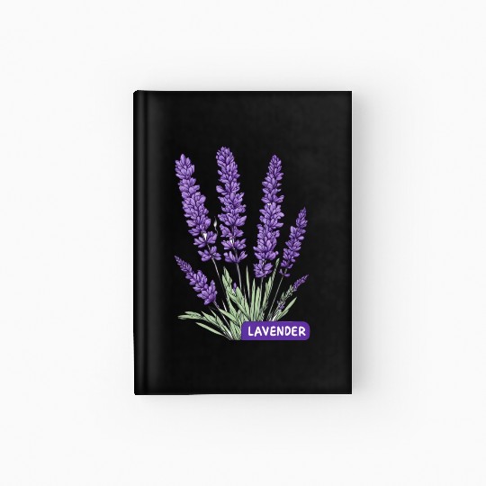 Lavender - Pot Label Hardcover Journal