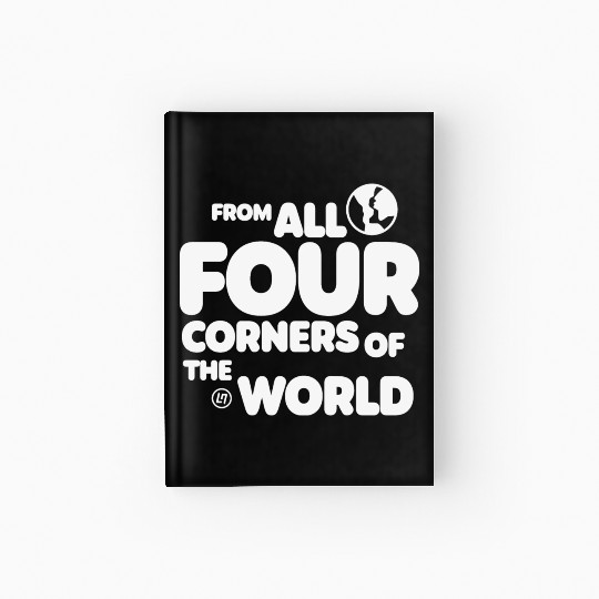 Lando Norris Merch Worldwide Globe Hardcover Journal