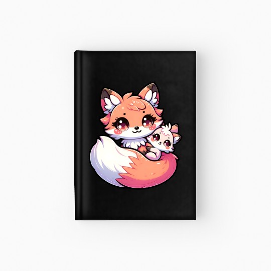 Proud Mother Fox With Her Fox Cub for Mother's Day Hardcover Journal