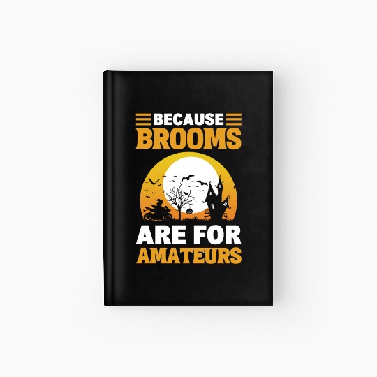 Halloween Sport Bike Rider Motorcycle Rider Hardcover Journal