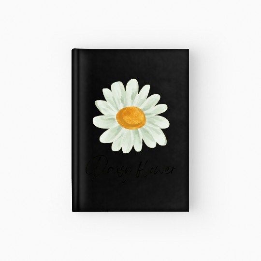 Aesthetic Spring Daisy Flower Hardcover Journal