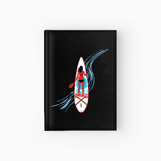 Paddleboard Paradise: A Tropical Escape Hardcover Journal