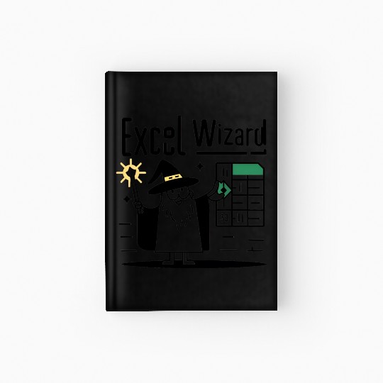 excel wizad funny accountant, bookkeeper and audit Hardcover Journal