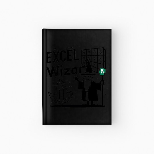 excel wizad funny accountant, bookkeeper and audit Hardcover Journal