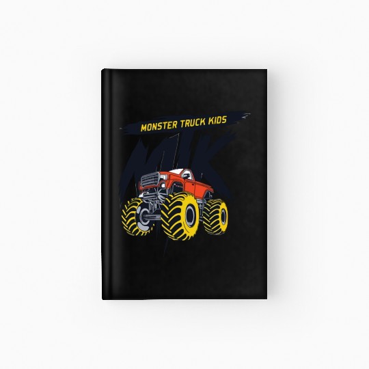 monster trucks kids Hardcover Journal