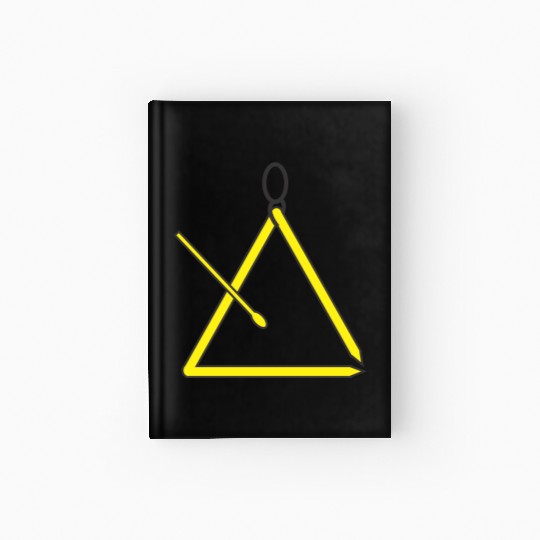 Triangle music instrument for orchestra Hardcover Journal