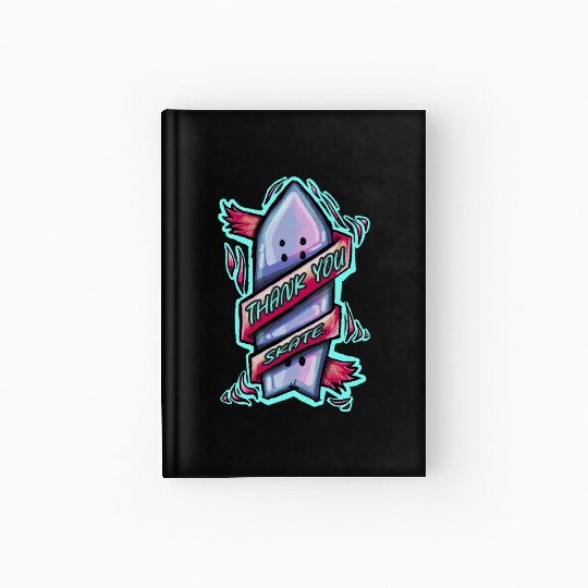 Thank you Skateboarding Hardcover Journal