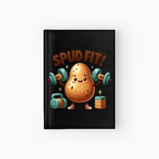 Spud Fit: Lifting Potato Gym Hardcover Journal