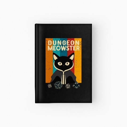 Dungeon Meowster Hardcover Journal