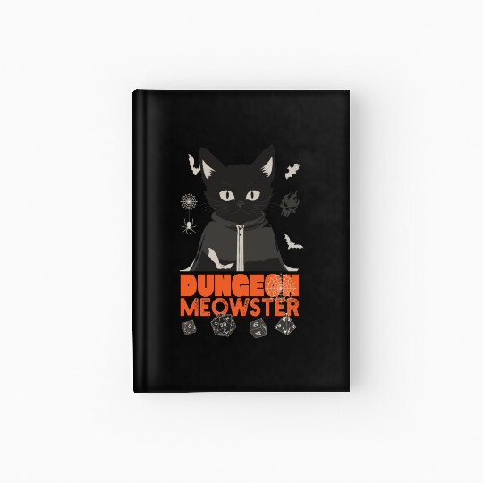 Dungeon Meowster Hardcover Journal