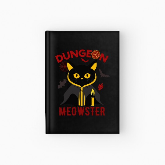 Dungeon Meowster Hardcover Journal