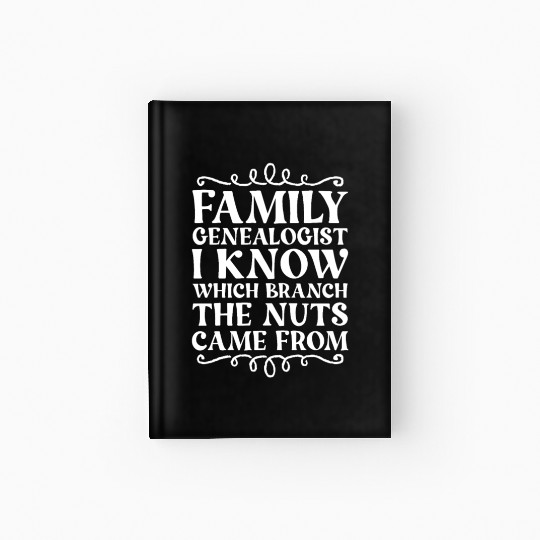 Family Genealogist Ancestry Lineage Genealogy Hardcover Journal