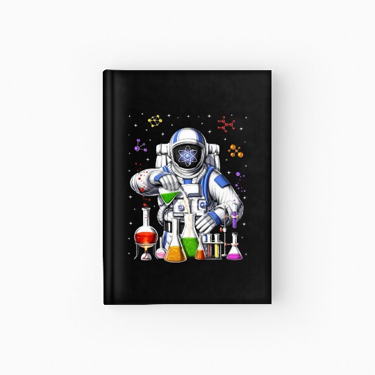 Chemistry Astronaut Hardcover Journal