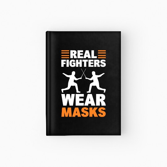 Fencing Sport Fencer Hardcover Journal