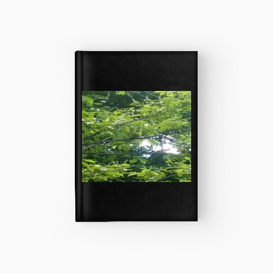 Camouflage Parakeet in Tree Gifts for Animal Lover Hardcover Journal
