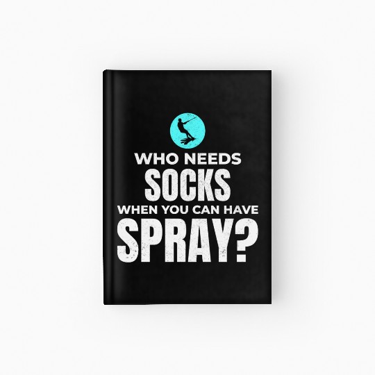 Barefoot Water Skiing Extreme Sports Barefooting Hardcover Journal