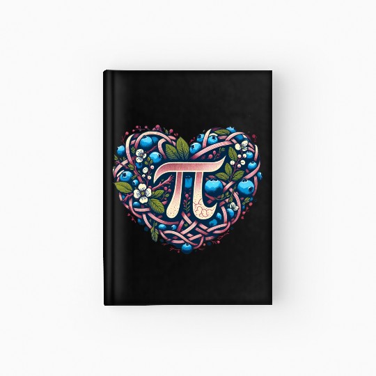 Blueberry Pi Day Hardcover Journal