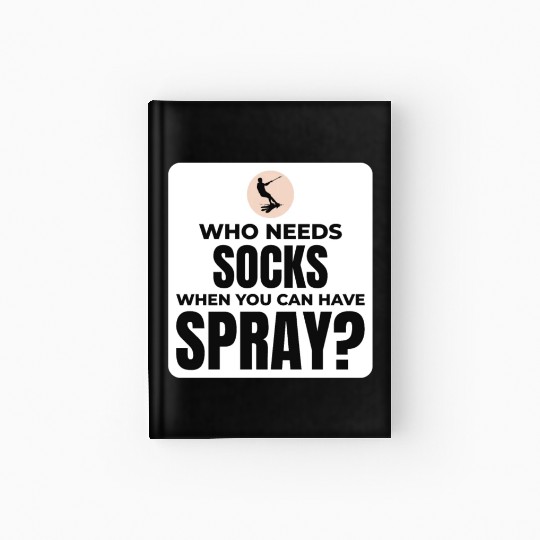 Barefoot Water Skiing Extreme Sports Barefooting Hardcover Journal