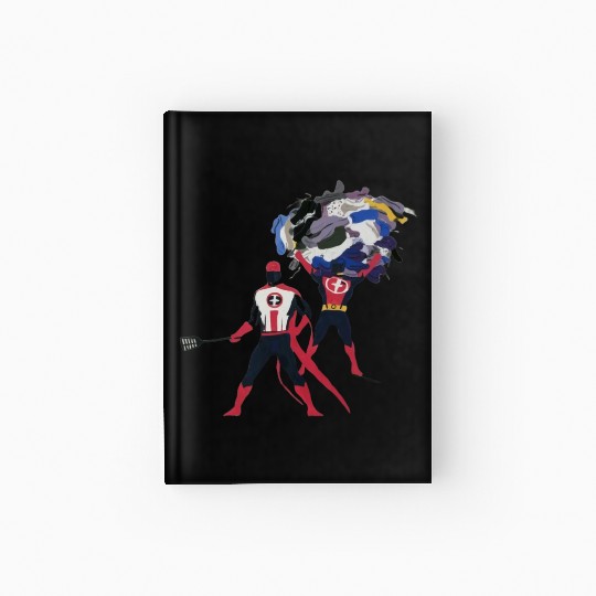 imagine everyday objects as superheroes. Hardcover Journal
