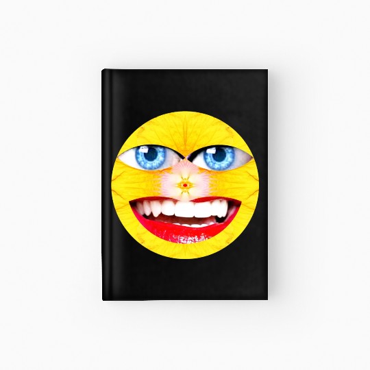 Smile Face Have a Nice Day Promote Happiness Joy Hardcover Journal
