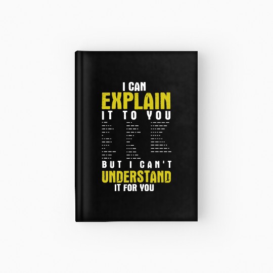 Funny Ham Radio Operator Morse Code Hardcover Journal