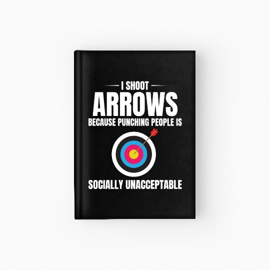 Archery Targets Archer Bullseye Shooting Sport Hardcover Journal