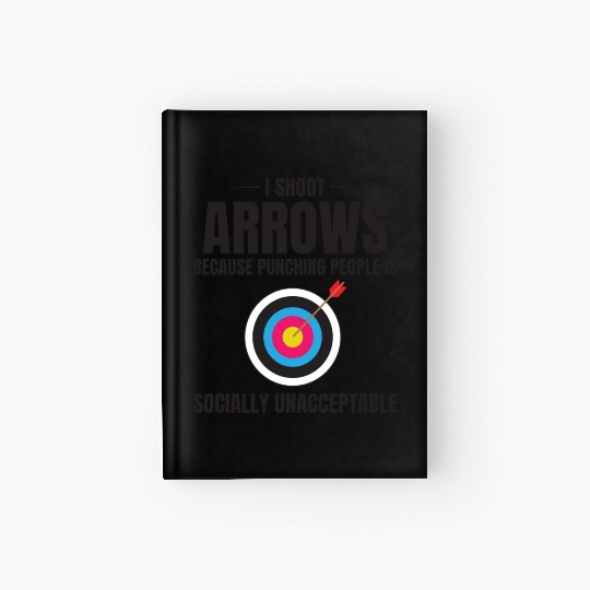 Archery Targets Archer Bullseye Shooting Sport Hardcover Journal