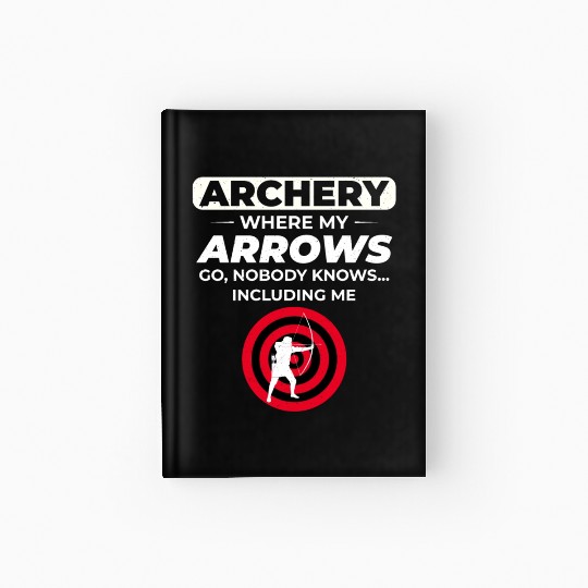 Archery Targets Archer Bullseye Shooting Sport Hardcover Journal