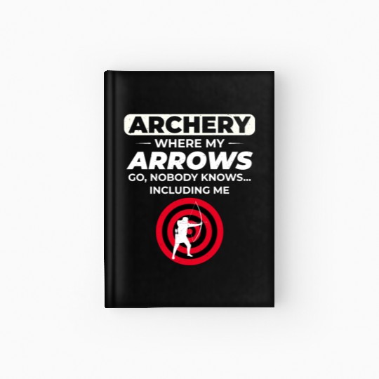 Archery Targets Archer Bullseye Shooting Sport Hardcover Journal