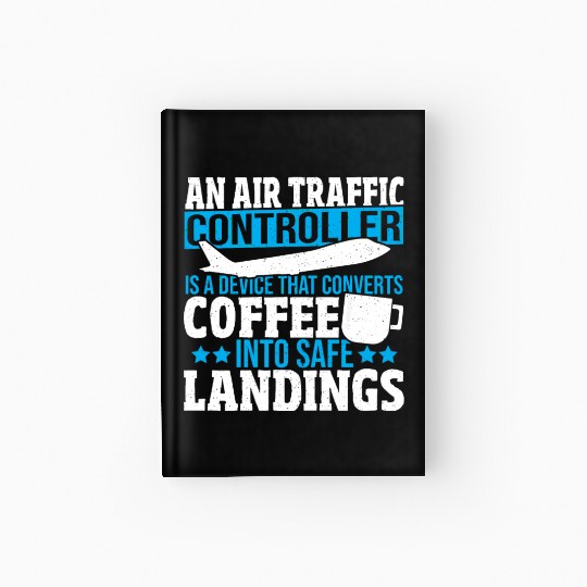 Air Traffic Aviation Runway Air Traffic Hardcover Journal