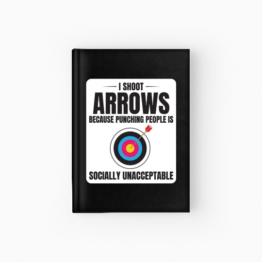 Archery Targets Archer Bullseye Shooting Sport Hardcover Journal